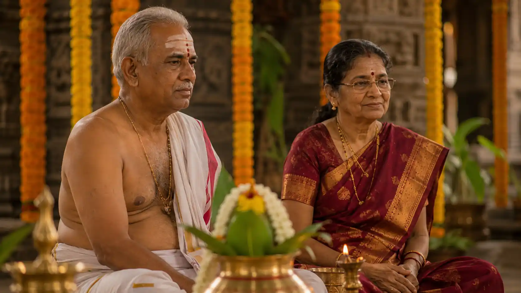 Threading ceremony photo 7